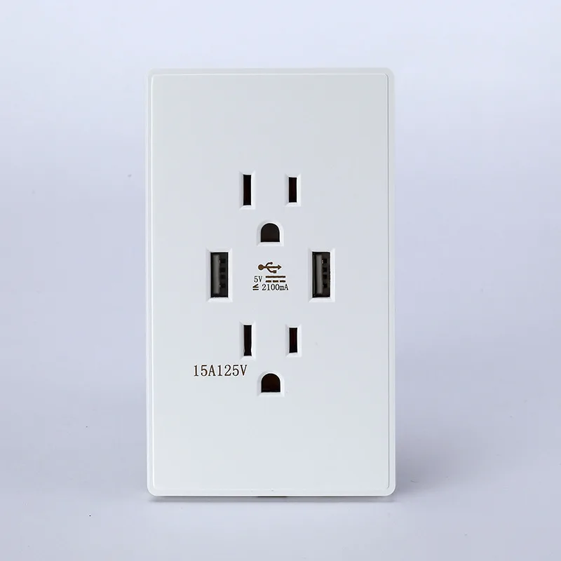 US Standard Multi-Use USB Socket Panel