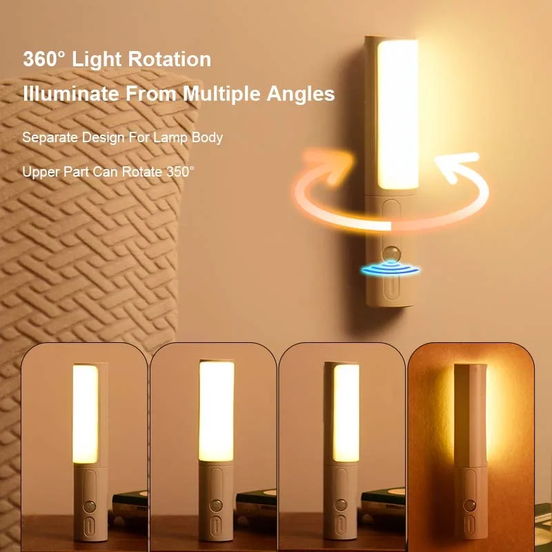 New Style Smart Human Body Motion Sensor LED Night Light