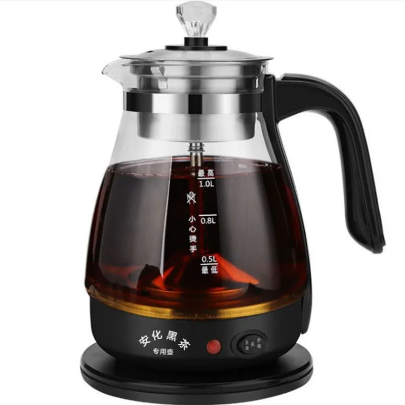 1L Automatic Steam Tea Maker Glass Electric Kettle with Insulation