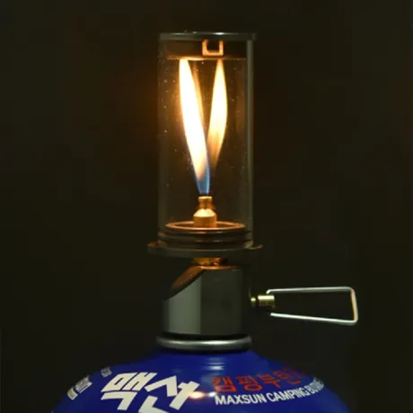 Portable No-Wick Gas Lamp for Camping