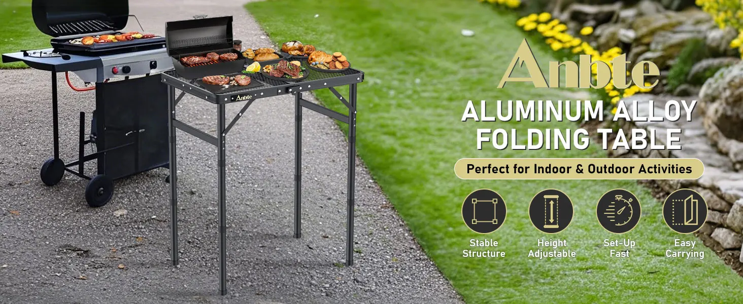 portable grill table